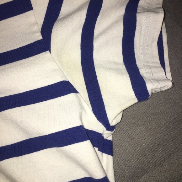 SOLD huf striped blue and white shirt - Picture 6 of 7